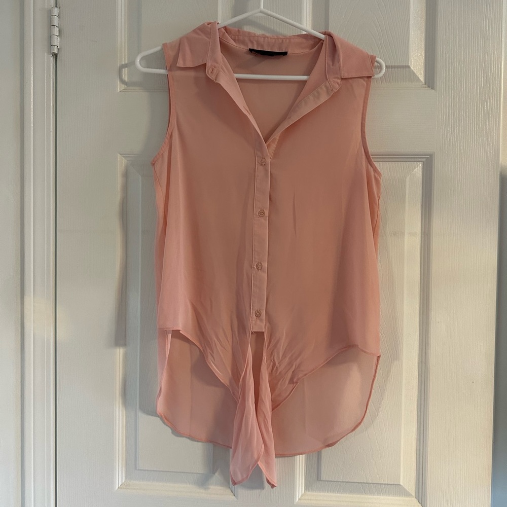 Pink Tank Blouse